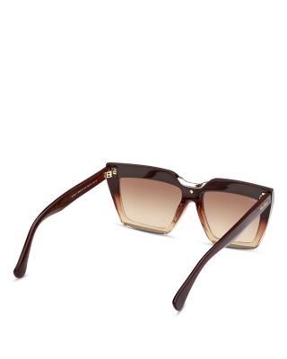 Spark Rectangle Sunglasses, 56mm