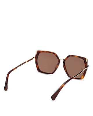 Miller Geometric Sunglasses, 56mm