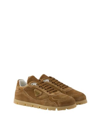 Prada - Women's Trail Faded Suede Sneakers