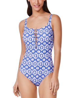 Profile by Gottex - Mantra Square Neck One Piece Swimsuit