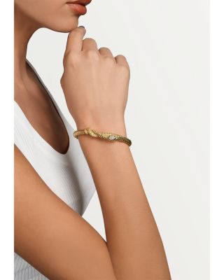 Crystal Serpent Bangle Bracelet
