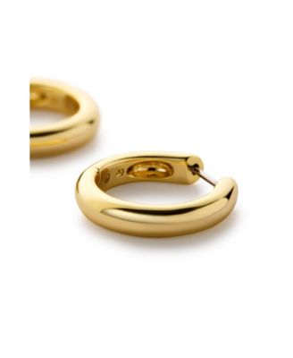 Giulia Medium Gold Hoop Earrings