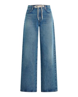 The Ryan High Rise Drawcord Jeans in Impact