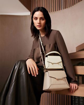 Mosaic Nano Leather Top Handle Bag