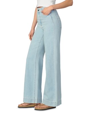 The Mia High Rise Wide-Leg Sweatpants Jeans in Like Minded
