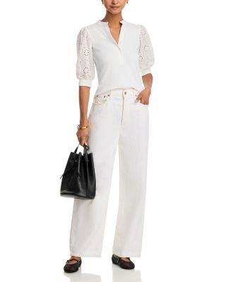 Kaleigh Mixed Media Tee