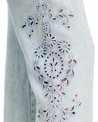 Side Embroidered Beach Pants