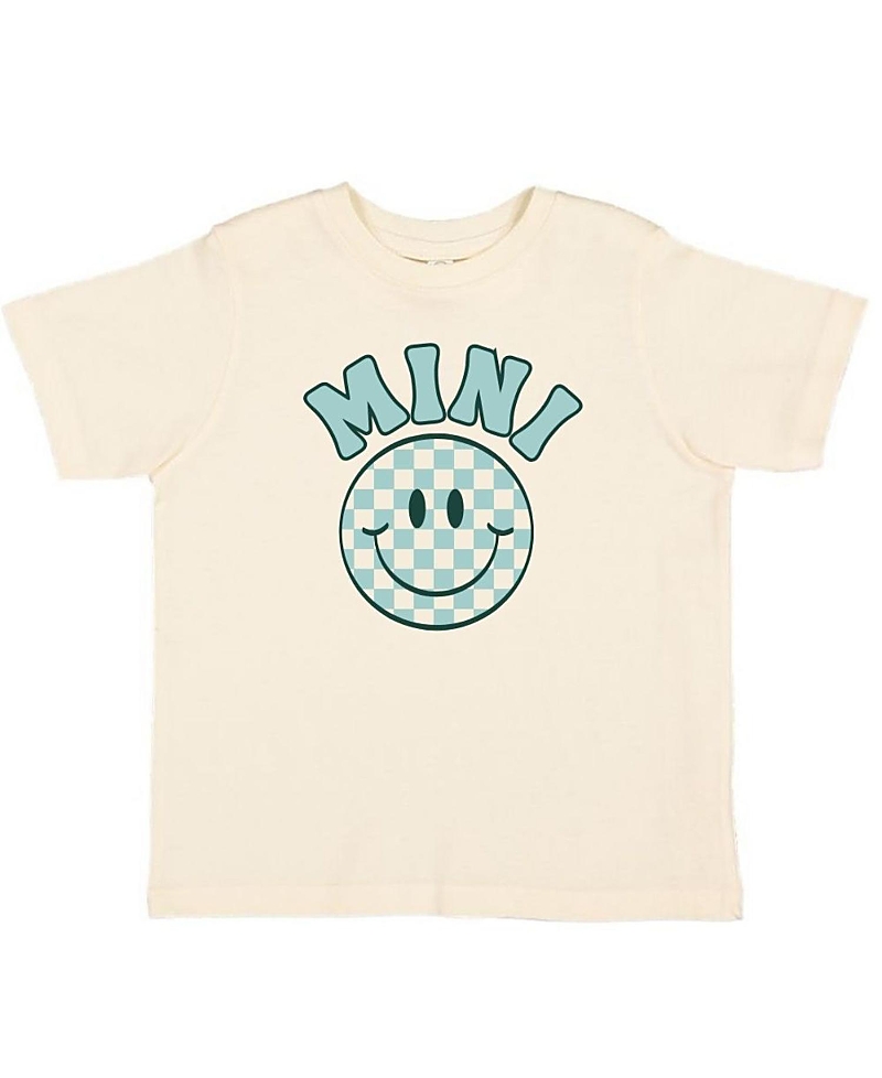Sweet Wink Boys' Mini Smiley Checker Short Sleeve T-shirt - Little Kid