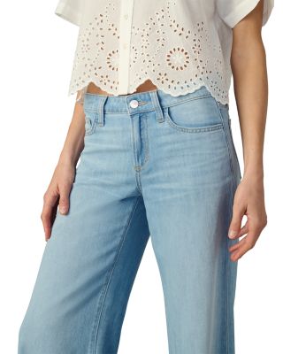 The Lou Lou Low Rise Wide Leg Jeans in Delightful