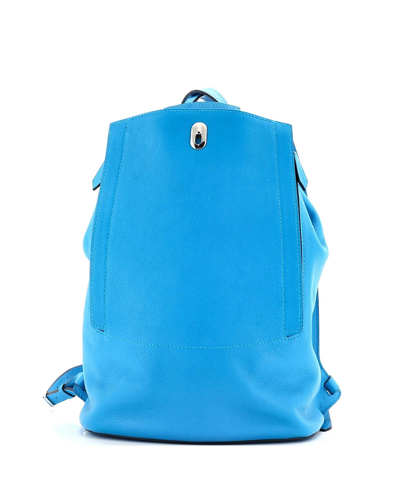 Pre-owned Pre-owned Hermes Hermes Gr24 Backpack Evercolor In Blue
