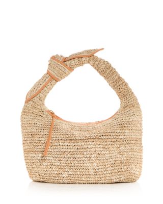 POOLSIDE - Josie Raffia Knot Shoulder Bag