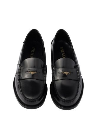 Men's Brushed Leather Loafers