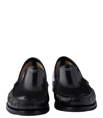  Men's Brushed Leather Loafers