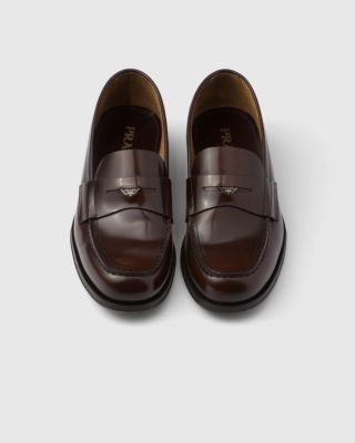 Men's Brushed Leather Loafers
