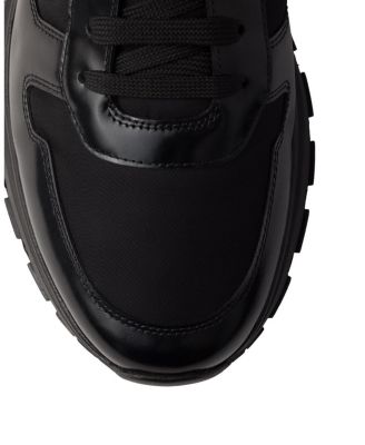  Men's Prax 01 Re-Nylon And Brushed Leather Sneakers