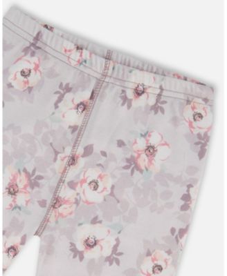 Girls' Printed Organic Cotton Long Sleeve Top and Pant Pajama Set - Big Kid