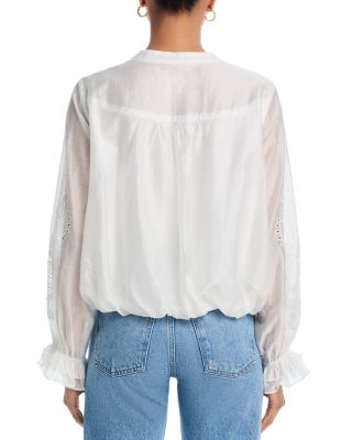 Eyelet Sleeve Top - Exclusive