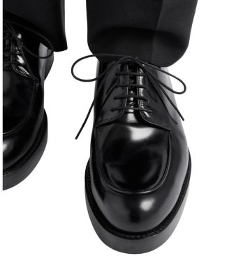  Men's Brushed Leather Derby Shoes