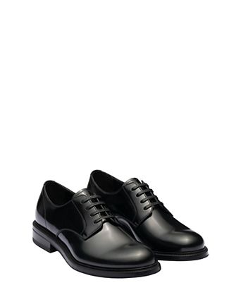 prada dress shoes 2EB174-UWU Black Saffiano / Leather Oxfords (PRM1008) Designed for the modern man Formal Shoes For Men |