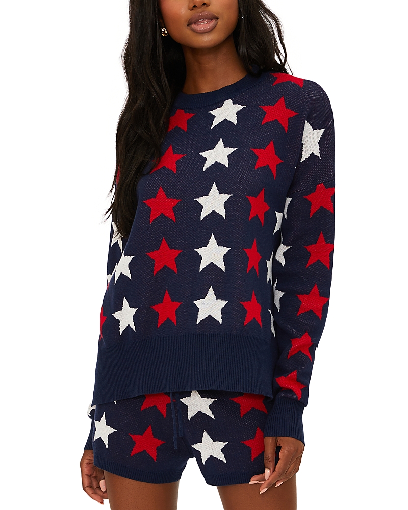 Beach Riot Callie Star Print Sweatshirt