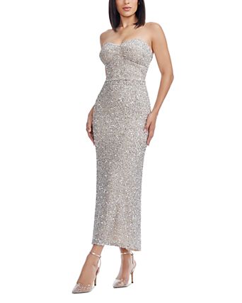 clearance prom dresses Sheer-Bodice Off-Shoulder Long Dress ensuring ease of movement Clearance Maxi Prom Dresses, Clothing