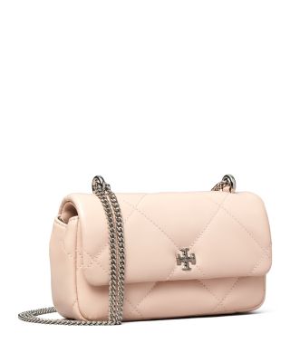 Mini Kira Diamond Quilted Leather Flap Bag