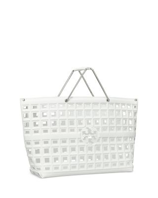 Leather Shopping Basket