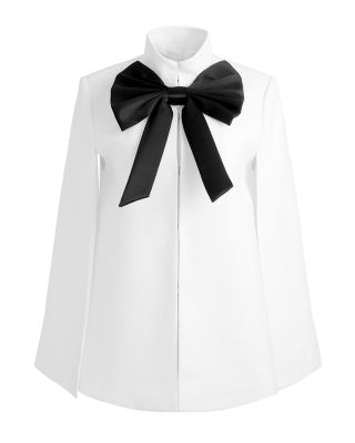 Alice+Olivia ★【ケープ】PHILIPPA BOW CAPE エレガントな一着 Alice + Olivia Philippa Bow Cape Jacket | Nordstrom