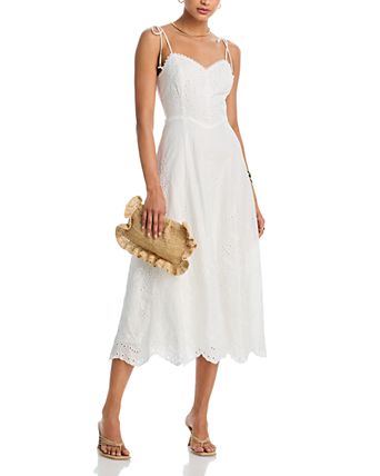 white christmas dresses white cotton sleeveless long womens dress with summer 1302 – Xiaolizi main image 1