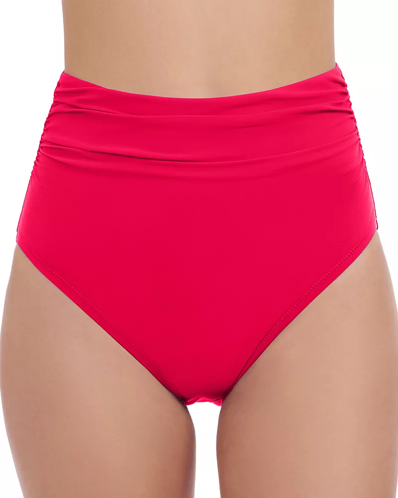 Profile by Gottex Shirred High Waist Bikini Bottom