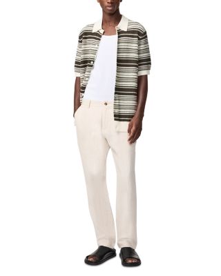 Nolan Regular Fit Polo Cardigan Short Sleeve Sweater  