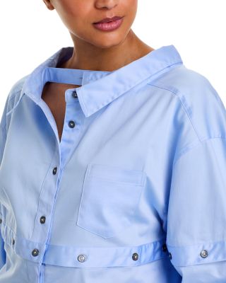 Multi Button Broken Shirt