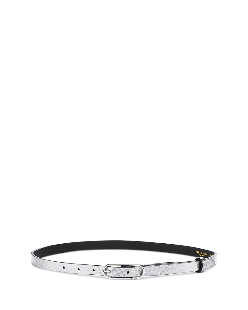 Rag & Bone Baby Rounded Rebound Slim Leather Belt