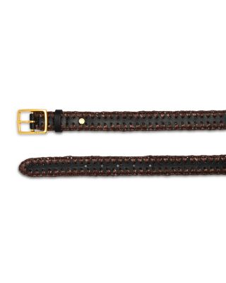 Women's Woven Edge Boyfriend Belt