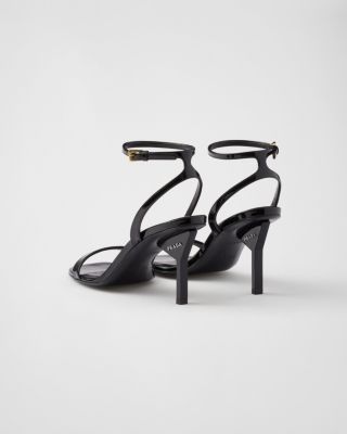  Women's Patent Leather High-Heeled Sandals