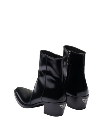  Women's Brushed Leather Camperos Boots