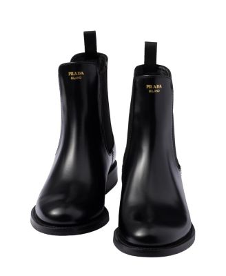  Women's Brushed Leather Ankle Boots