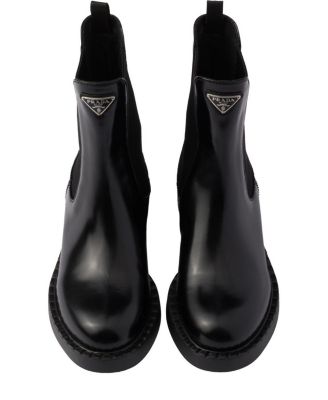 Women's Brushed Leather Chelsea Boots