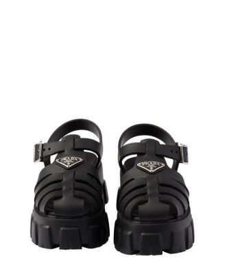  Women's Rubber Monolith Sandals