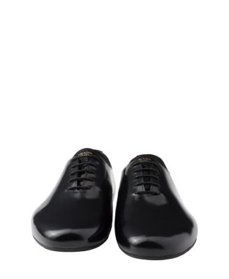 Men's Brushed Leather Lace-up Shoes