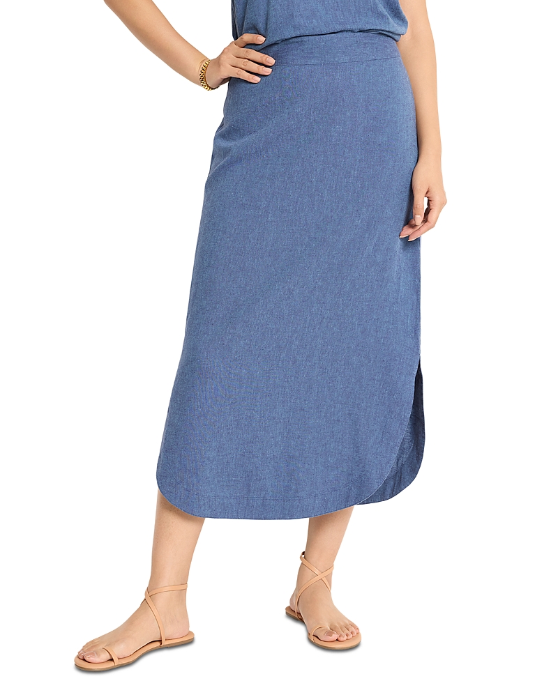 Shop Nic + Zoe Nic+zoe Rumba Linen Dip Skirt