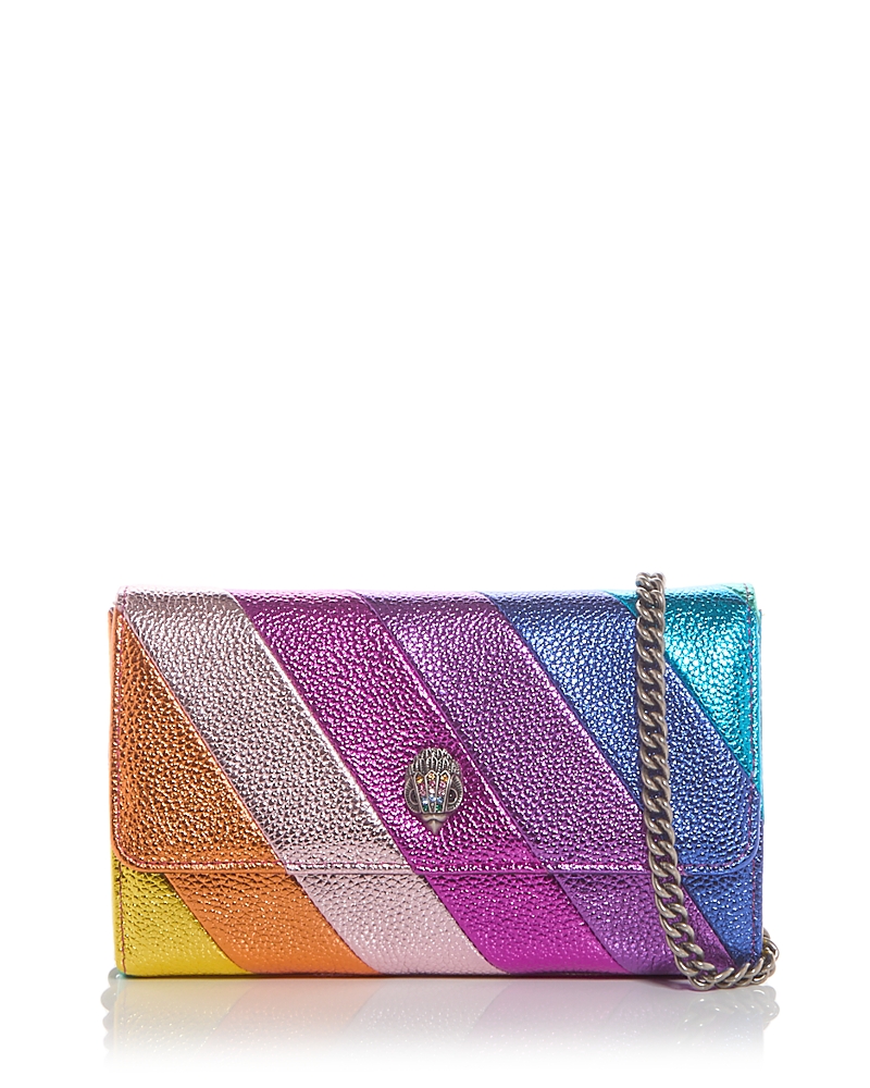 Kurt Geiger Kensington Quilted Leather Wallet On Chain