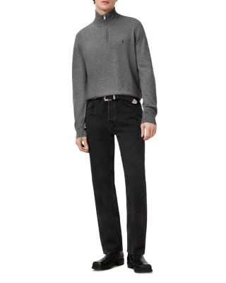 Kilburn Wool & Nylon Regular Fit Quarter Zip Sweater