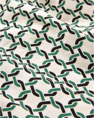 Colleen Printed Slit Midi Dress