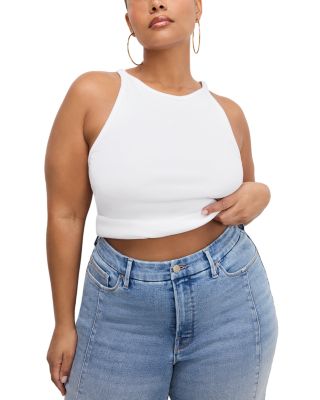 Good Waist Palazzo High Rise Wide Leg Jeans in Indigo 957