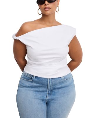 Poplin Off Shoulder Top