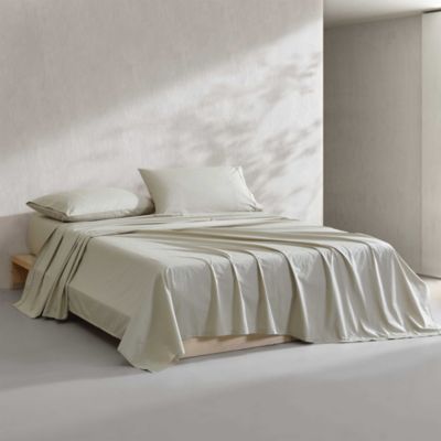 Washed Percale Cotton Sheet Set, Full