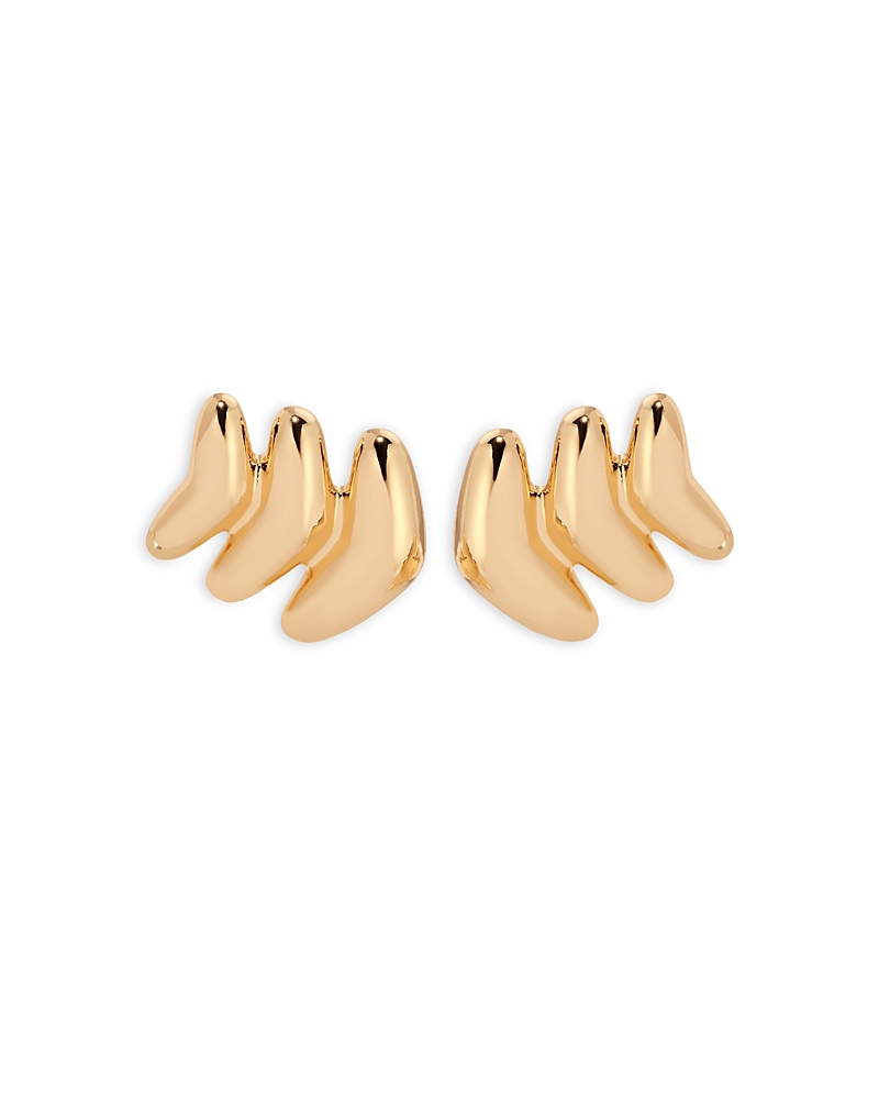 Ettika Metal Moderna Stud Earrings