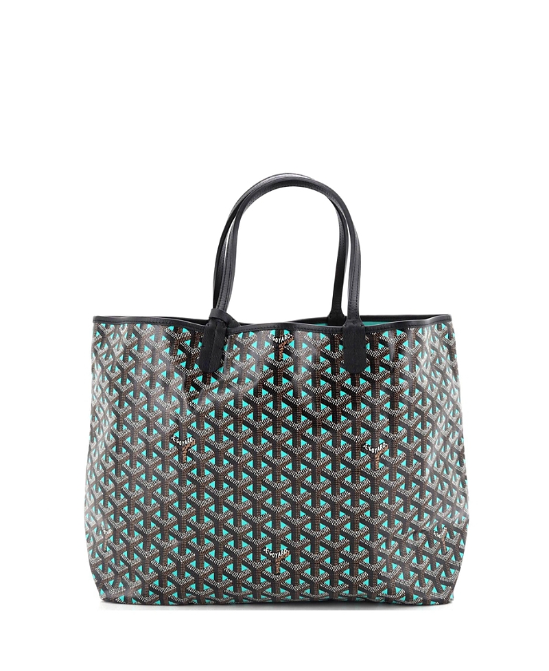 Pre-owned Pre-owned Goyard Goyard Pm Saint Louis Tote Claire Voie Coated Canvas
