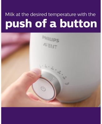 Fast Baby Bottle Warmer with Smart Temperature Control and Automatic Shut-Off